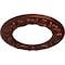 Ekena Millwork Ribbon with Bow Medallion (Canopies up to 7 1/2"), 12 1/4"OD x 7 1/2"ID x 7/8"P, Antique Copper CM12RIACS - alternate 4